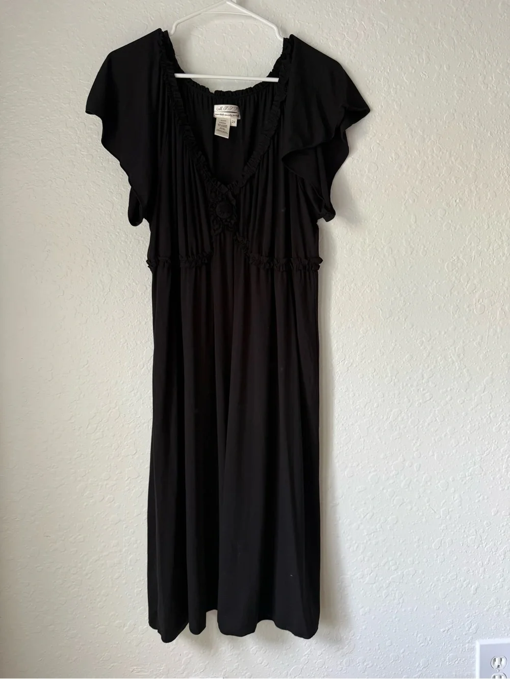 Max Studio Specialty Black Women's Dress Size 2X - Picture 1 of 12